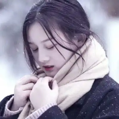 女生头像干净气质优雅漂亮女孩头像侧脸