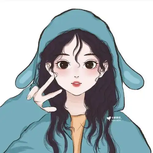 头像女生可爱漫画绘画夸
