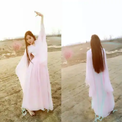 三生三世十里桃花古装女学生仙女汉服舞蹈凉凉2019新款白浅同款
