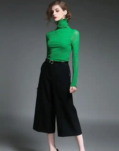 精致时尚的欧美风加厚打底衫,修身显瘦保暖,30女生穿出女人味