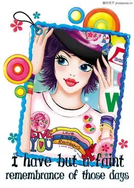 美女0084美女图实用分层素材图库镜框照片大眼睛