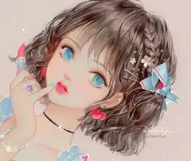 韩国人气插画师作品,感觉画的颜值都逆天了