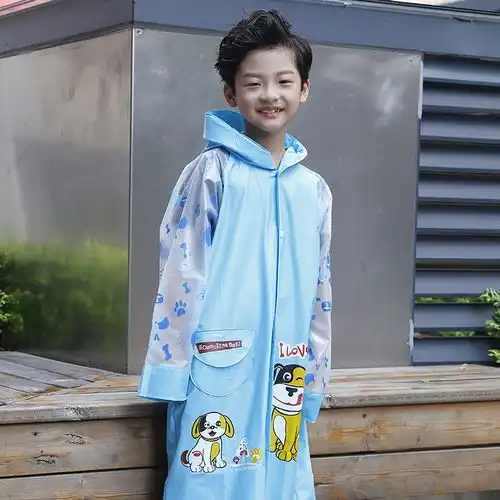 天堂儿童雨衣男童女童幼儿园小学生小孩612防水雨披抖音带书包位