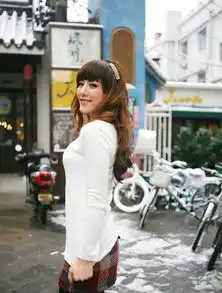 街拍美女店主深冬保暖美搭
