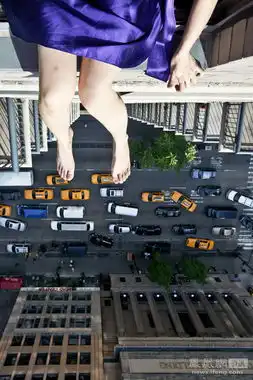女摄影师高空玩命自拍