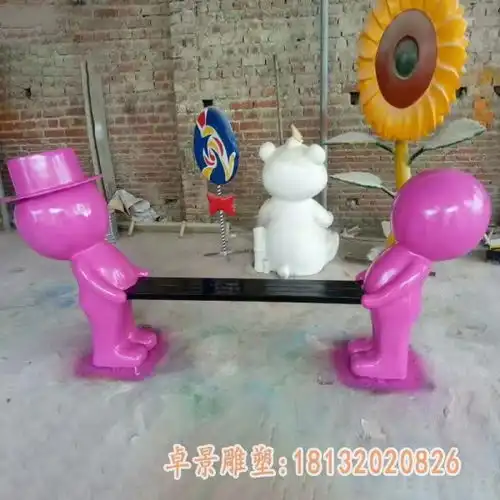玻璃钢卡通座椅雕塑株洲树脂座椅雕塑制作厂
