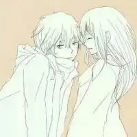 黑白背影情侣头像