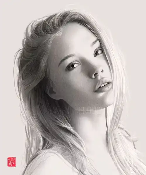 绘画女孩的心思你看得到