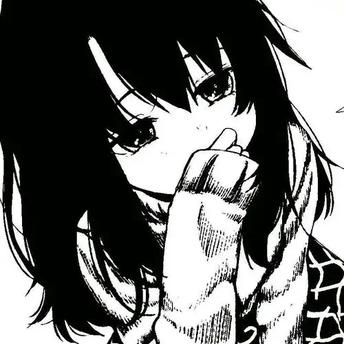 50张黑白动漫女头自选