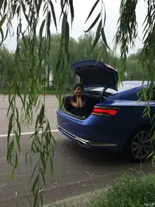 美女00后小妮当模特博瑞ge插电式混合动力