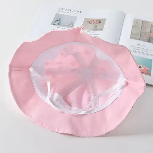 婴儿春秋帽子女宝宝公主可爱超萌遮阳帽小女孩612个月渔夫帽纯棉