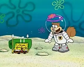 海绵宝宝和珊迪玩极限运动,因为太笨屡次受伤,看着都疼