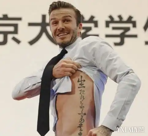 贝克汉姆中文纹身资料生死有命富贵由天引爆北大交流现场