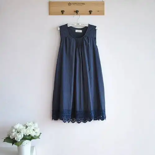 麻棉日系品质棉麻大码文艺范森女小清新钩花堆糖,美图壁纸兴趣社区