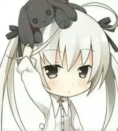 穹妹黑色浴衣头像