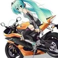 女生骑摩托车霸气图片