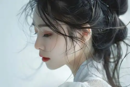 优雅女生古风发型摄影图下载至来源处