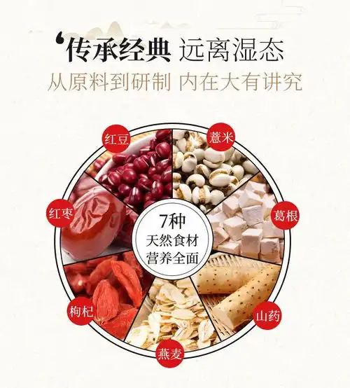 固本堂红豆薏米粉代餐粉即食薏仁粉五谷杂粮粉粥女士冲饮早餐罐装