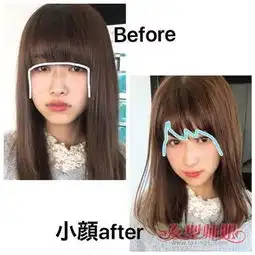 修颜法则让你剪刘海变小脸日系女生魔术变脸关键不是发型是刘海