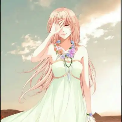 唯美少女二次元卡通头像