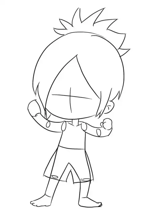 漫画绘制线稿图1萌萌小女孩篇