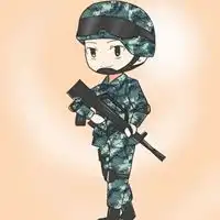 穿着军装的女生头像穿军装的美女头像