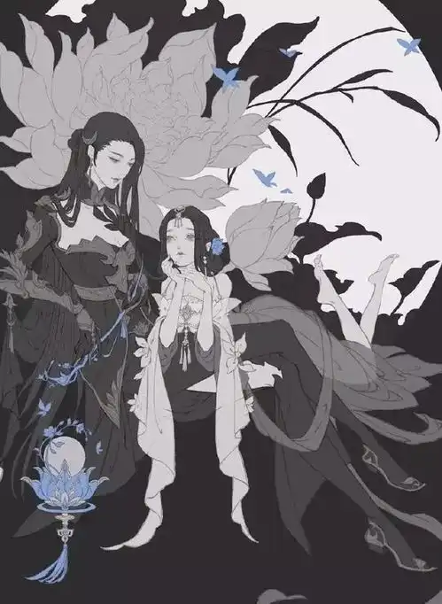 她的画带有一种仙气,笔下的古风美人美到晕厥