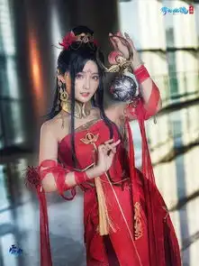 真人版阿初秀出倾城美貌,同款红装靓丽登场