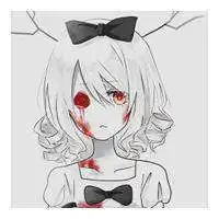 二次元头像女黑白系