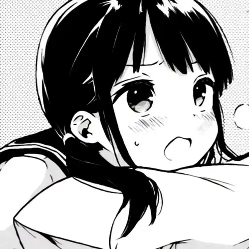 卡通姓氏头像女黑白