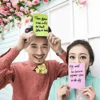 女孩男孩黑白图像在一起微信头像图片大全