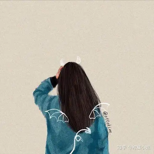 韩国清纯女生头像背影动