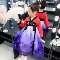 纯色紫色工业镶边欧美蓬蓬裙