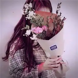花遮脸女生头像唯美图片精选2018我只爱你三天昨天今天明天