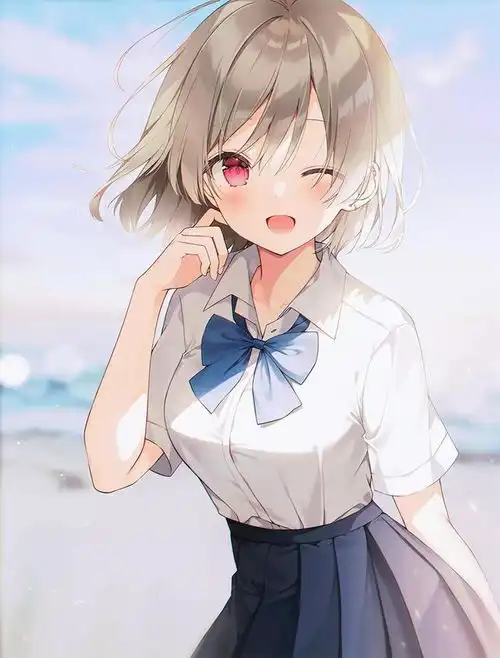 制服性感萌萌的动漫美少女美图