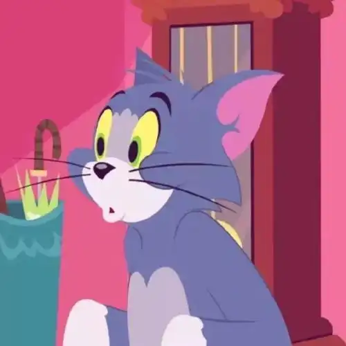 卡通红色头像女猫猫包袋