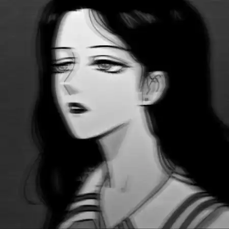 丧系女生头像黑暗系列其实我也想有个人陪