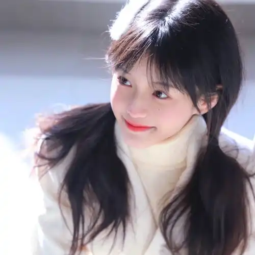 小清新文艺头像真人女美