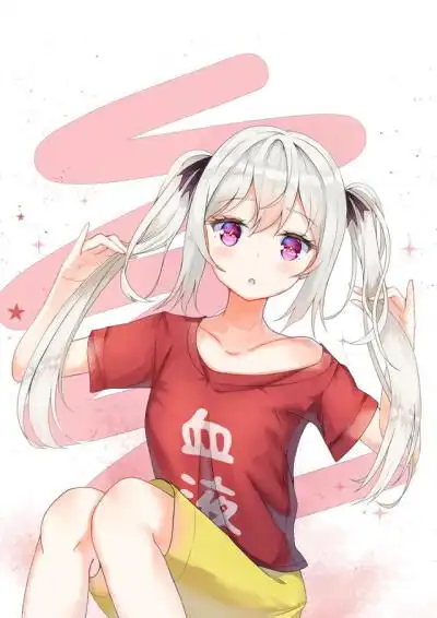 白毛漫画美少女动漫萝莉少女头像