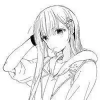 qq侧面头像女生头像卡通