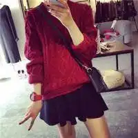 穿毛衣的女生头像穿毛衣的可爱女生头像大图