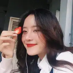 女生头像可爱清新萌妹子时间把相爱写成相爱过