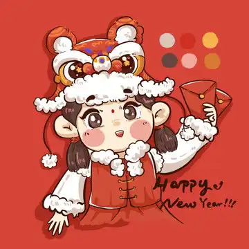 头像可爱女生小孩清新七