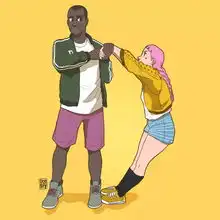 插画女孩az