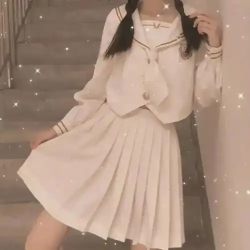 jk女生头像愿生活常温暖,日子总是温柔又闪光
