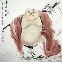 女佛头像坐禅