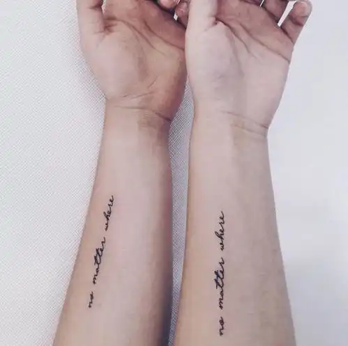 情侣纹身家人纹身原来可以这么小清新好女孩坏女孩都想来一打