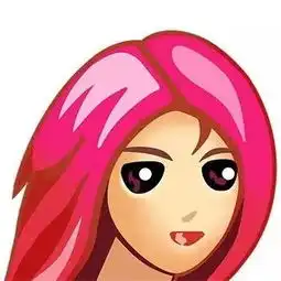 健身女孩卡通头像qq头像