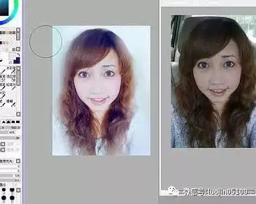 ps结合sai把自拍照转为唯美的仿手绘美女效果