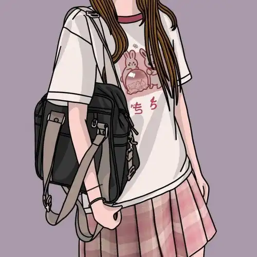 闺蜜头像jk制服头像粉色可爱系